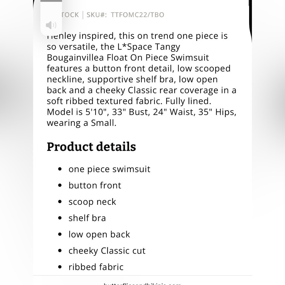 L*Space Tangy Bougainvillea Float On one piece swimsuit - Picture 4 of 11